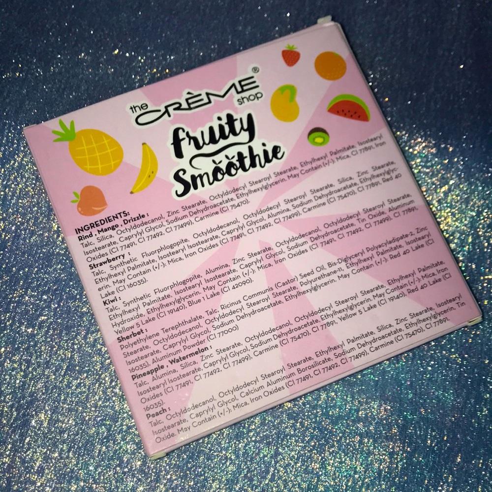 10/$10 Empty Box - the Creme Shop Fruity Smoothie Palette